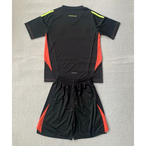 Njemačka Golmanski Domaci Dres za Dječji EP 2024 Kratak Rukavima (+ kratke hlače)